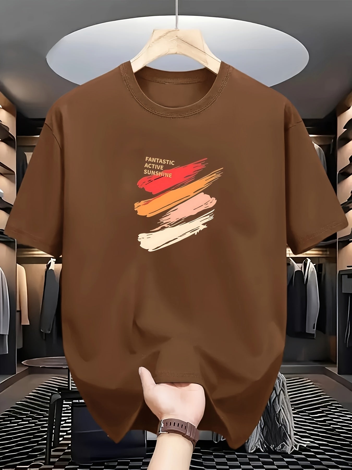 تيشيرت رجالي كاجوال 100% قطن