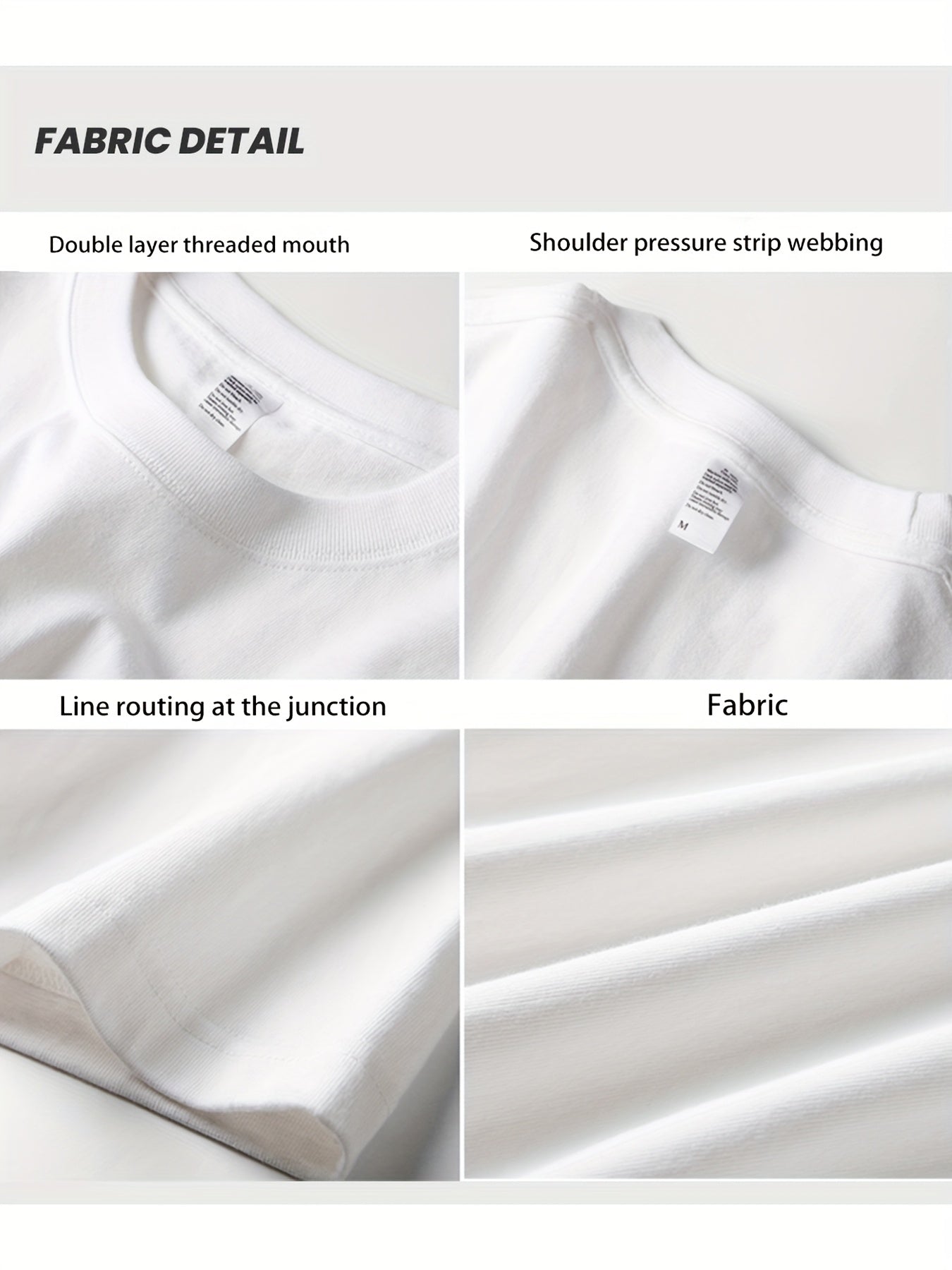 تيشيرت رجالي فائق الوزن 100% قطني