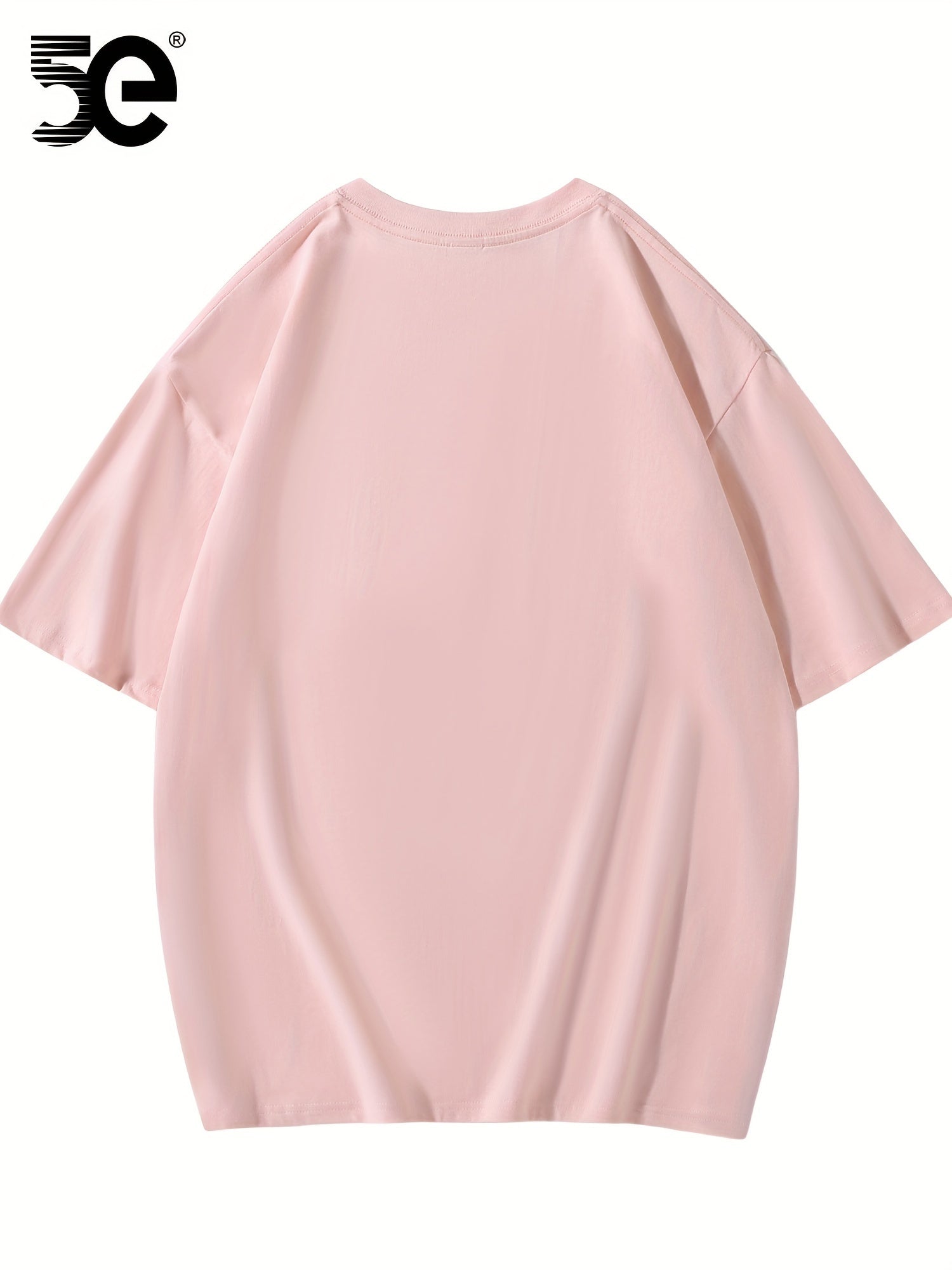 تي شيرت قطني عارض للرجال 5E،