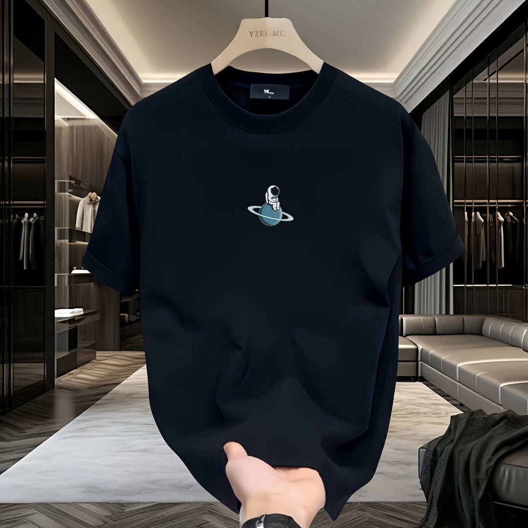 قميص رجالي ثقيل الوزن من القطن 100%