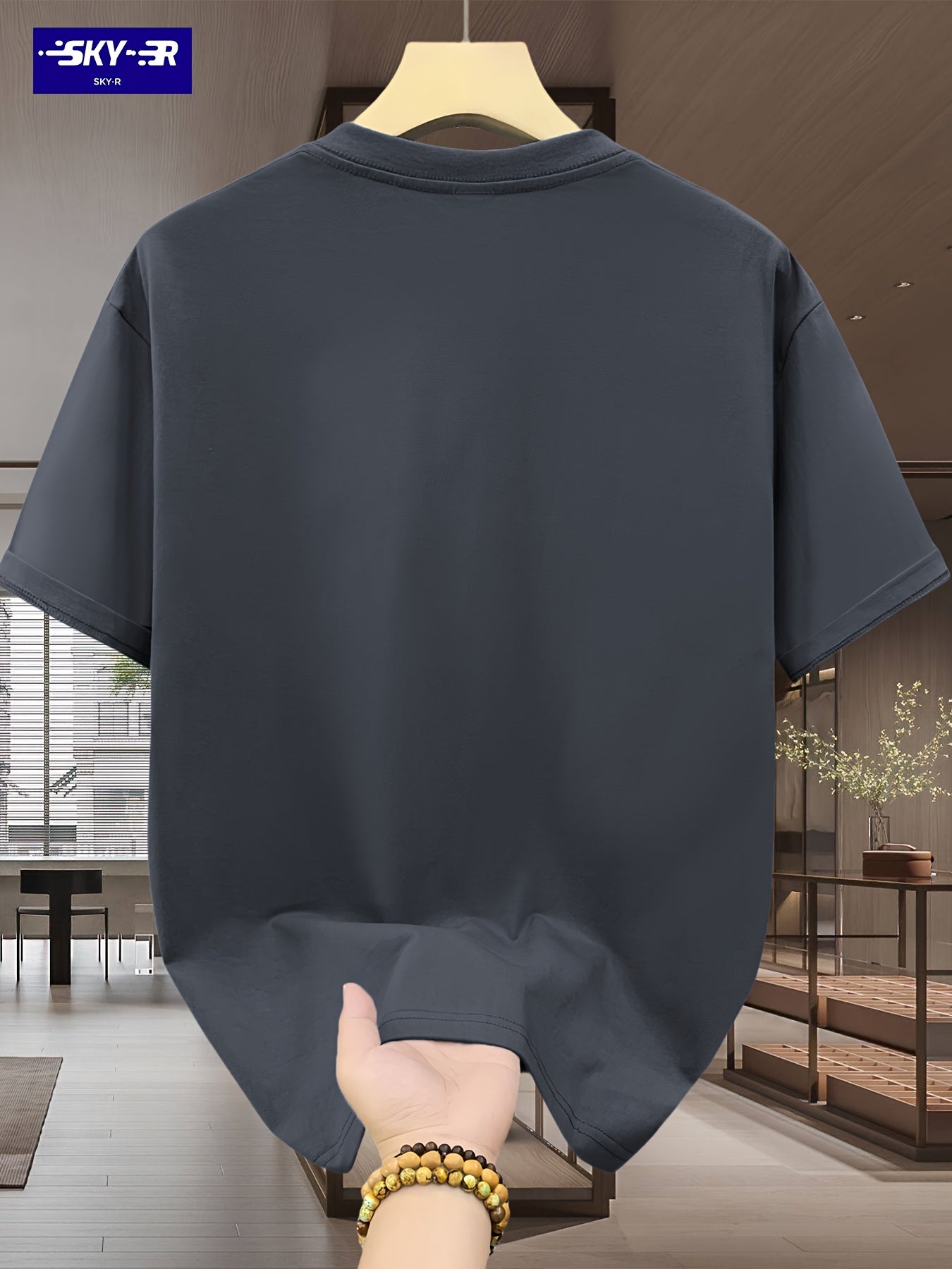 تيشيرت قطني كاجوال للرجال من SKY·R