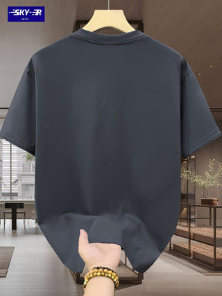 تيشيرت قطني كاجوال للرجال من SKY·R