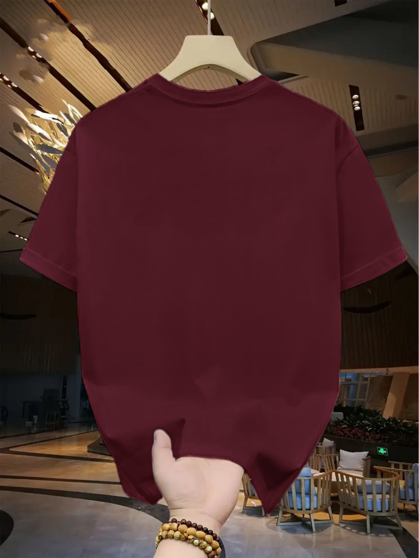 تيشيرت رجالي كاجوال من القطن 100%