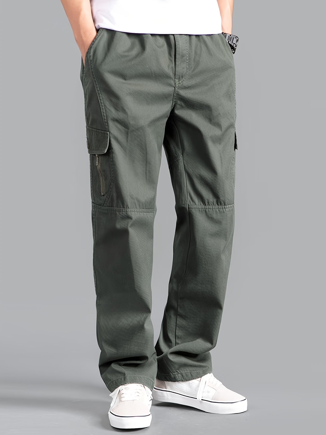 بنطلون كارجو كوري للرجال