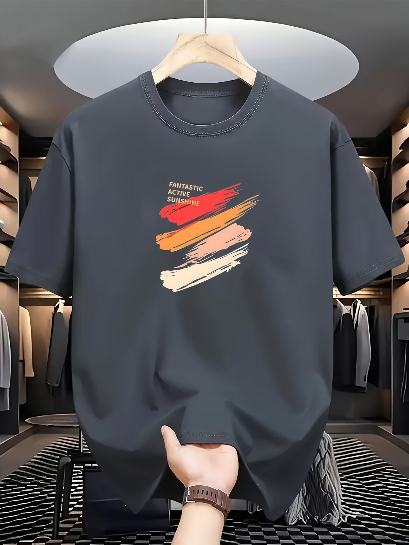 تيشيرت رجالي كاجوال 100% قطن