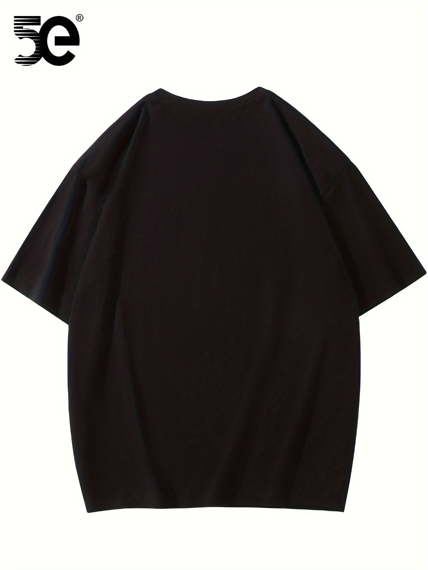 تي شيرت قطني عارض للرجال 5E،