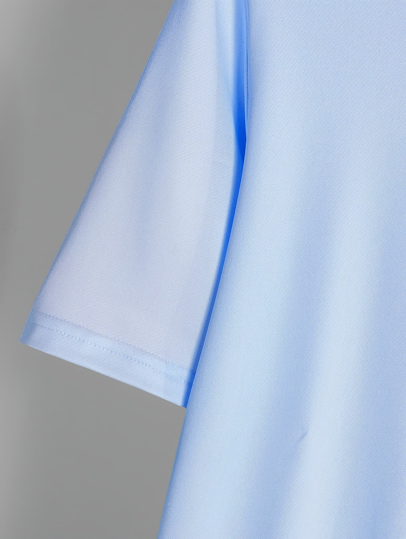 تيشيرت رجالي بأكمام قصيرة وطباعة تحفيزية "لا تستسلم أبدًا"