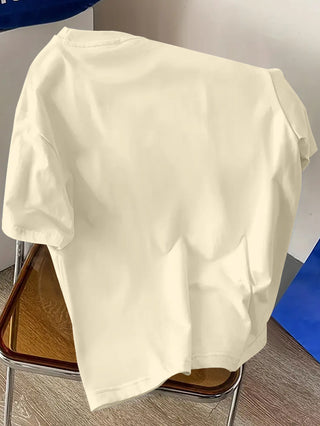 تيشيرت رجالي من القطن 100% برسمة مرساة