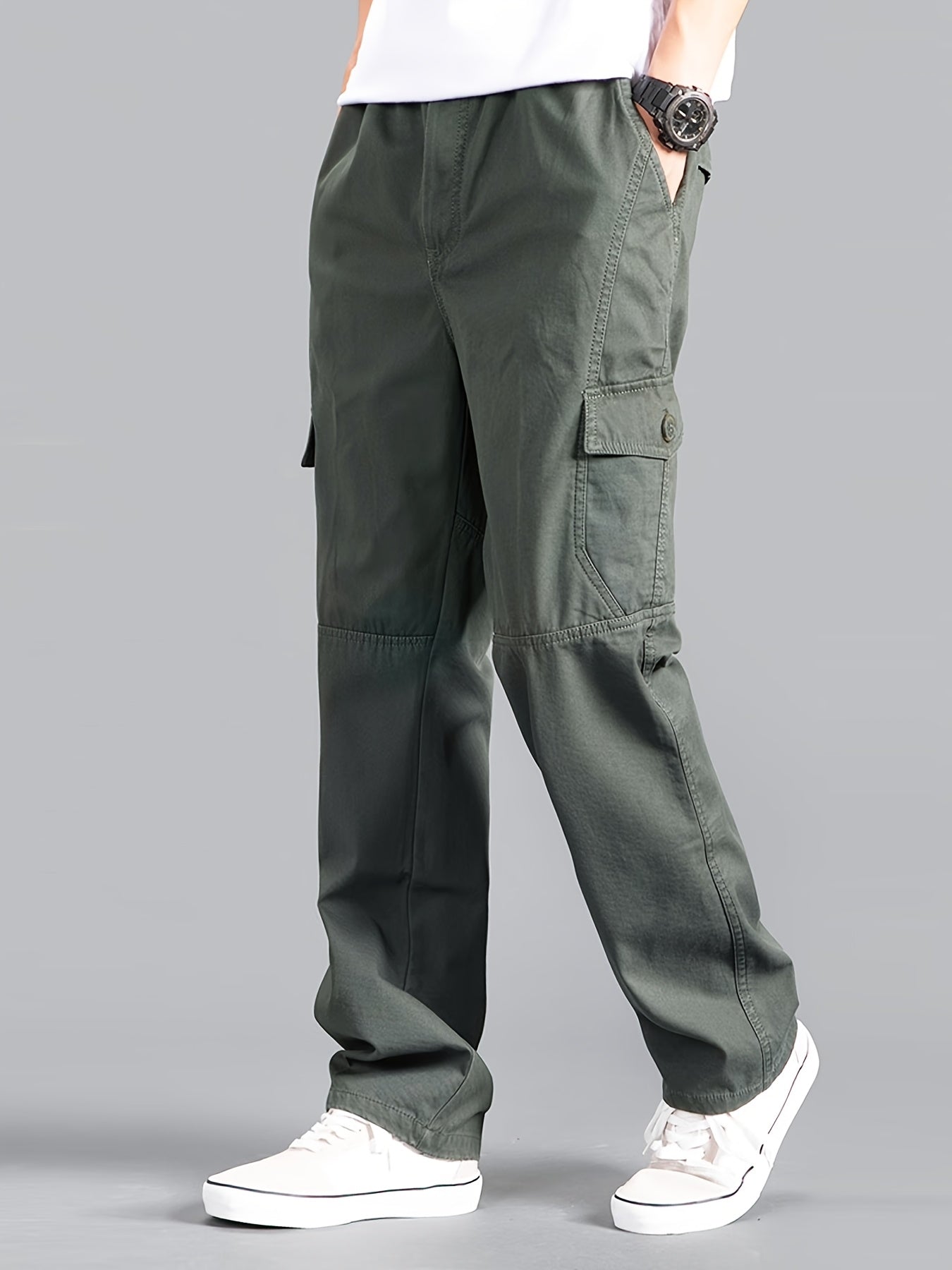 بنطلون كارجو كوري للرجال