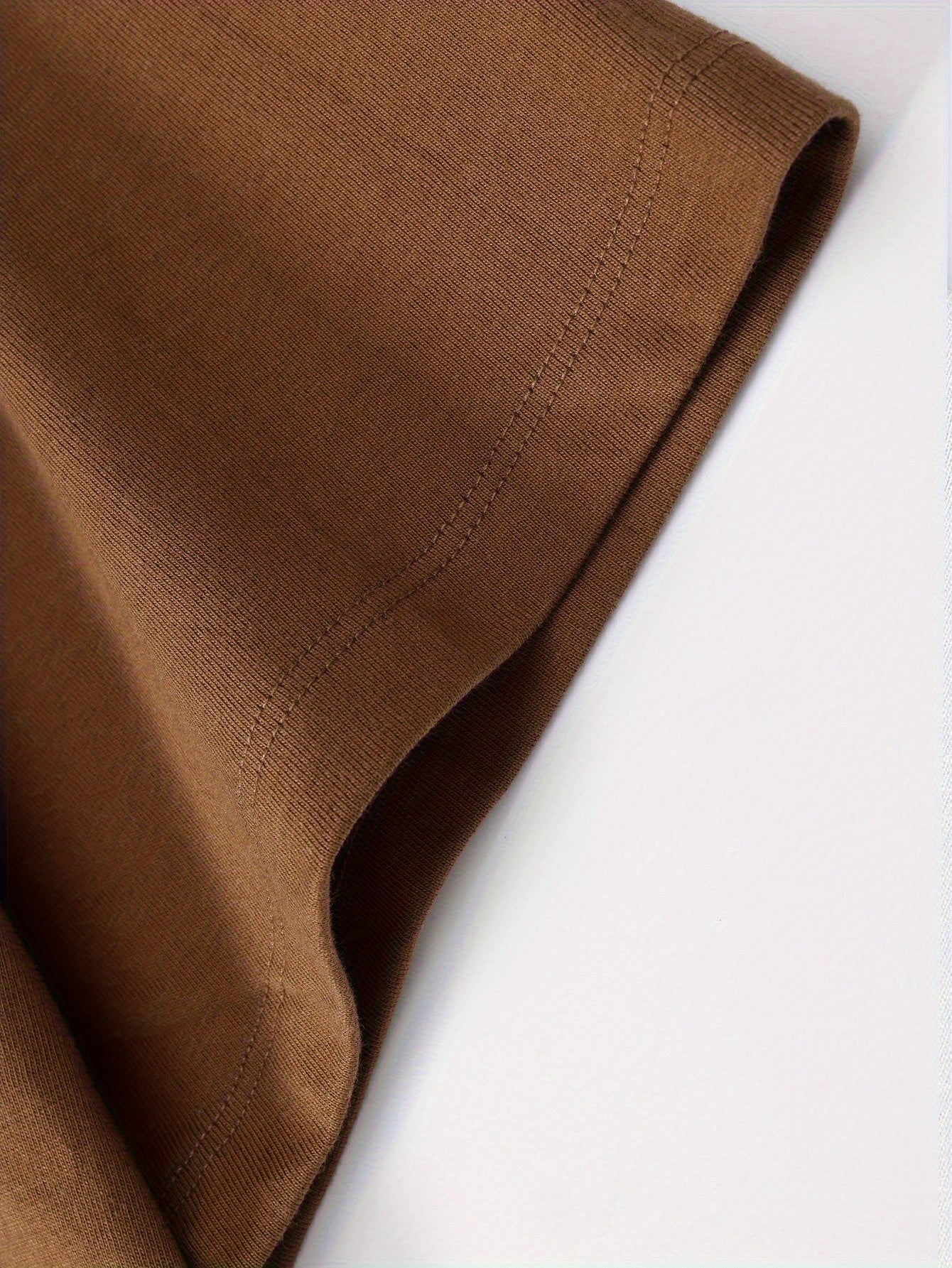 تي شيرت رجالي فضفاض 100% قطن بطباعة رسومات كاليفورنيا