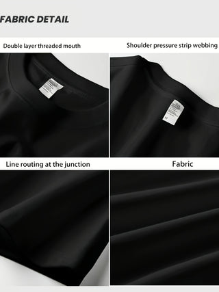 تيشيرت رجالي قصير الأكمان من القطن 100%