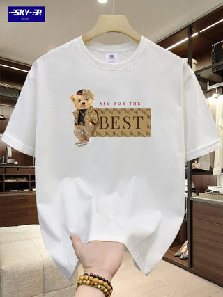 تيشيرت قطني كبير الحجم للرجال من SKY·R