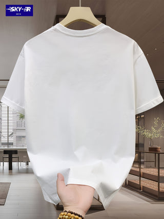تيشيرت قطني كاجوال للرجال من SKY·R