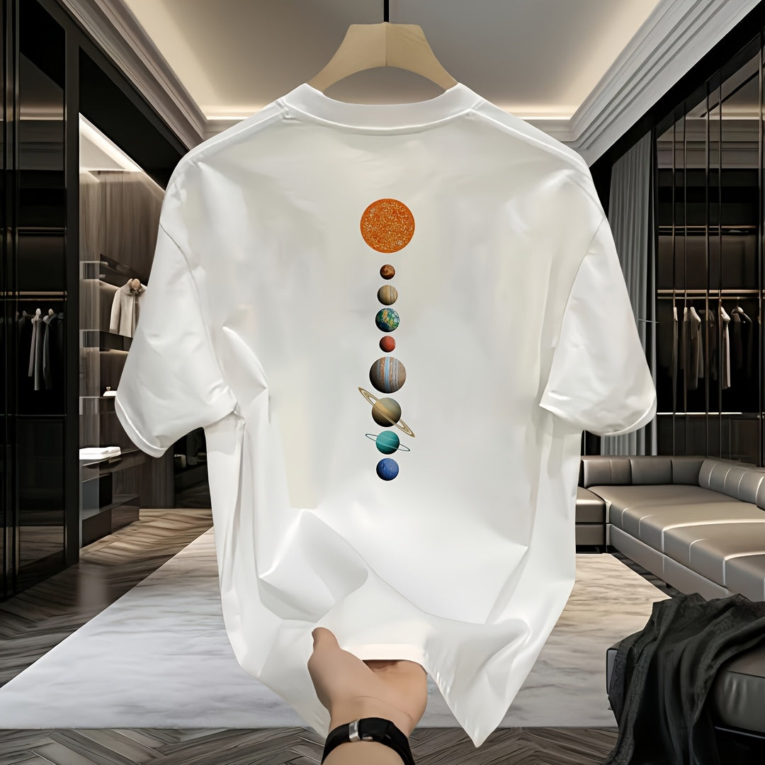 قميص رجالي ثقيل الوزن من القطن 100%