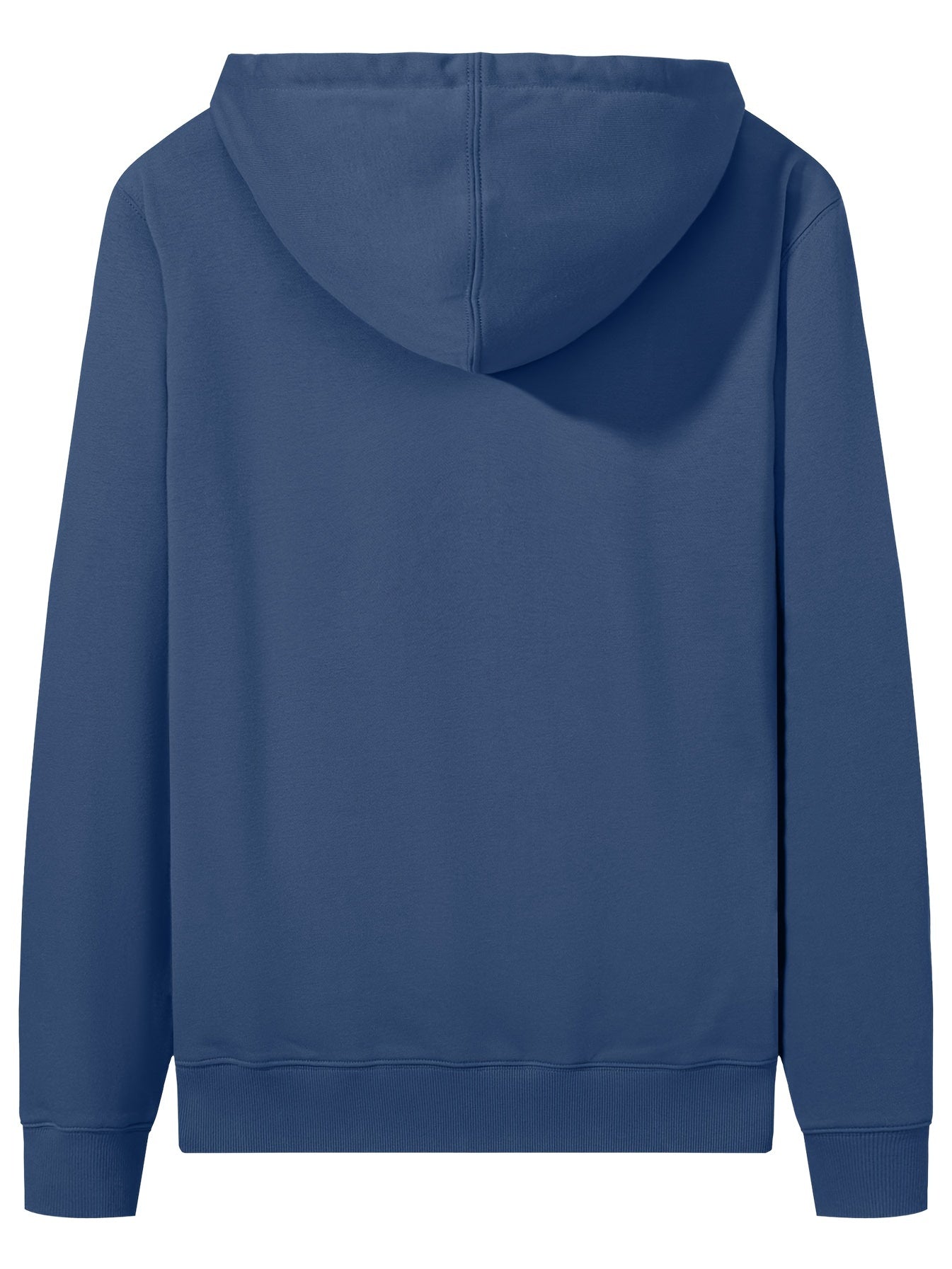 هودي رجالي أسود من القطن مع جيب بسحاب