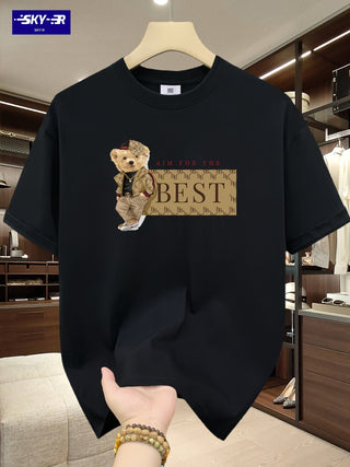 تيشيرت قطني كبير الحجم للرجال من SKY·R