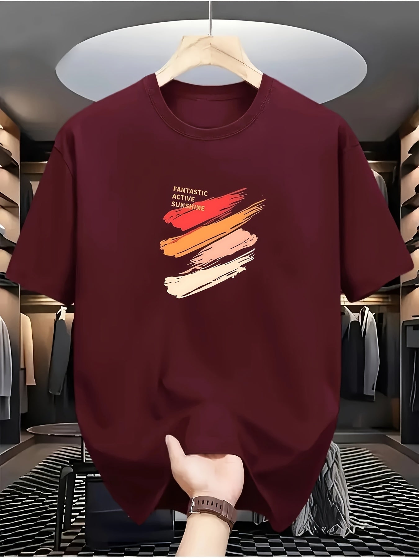 تيشيرت رجالي كاجوال 100% قطن