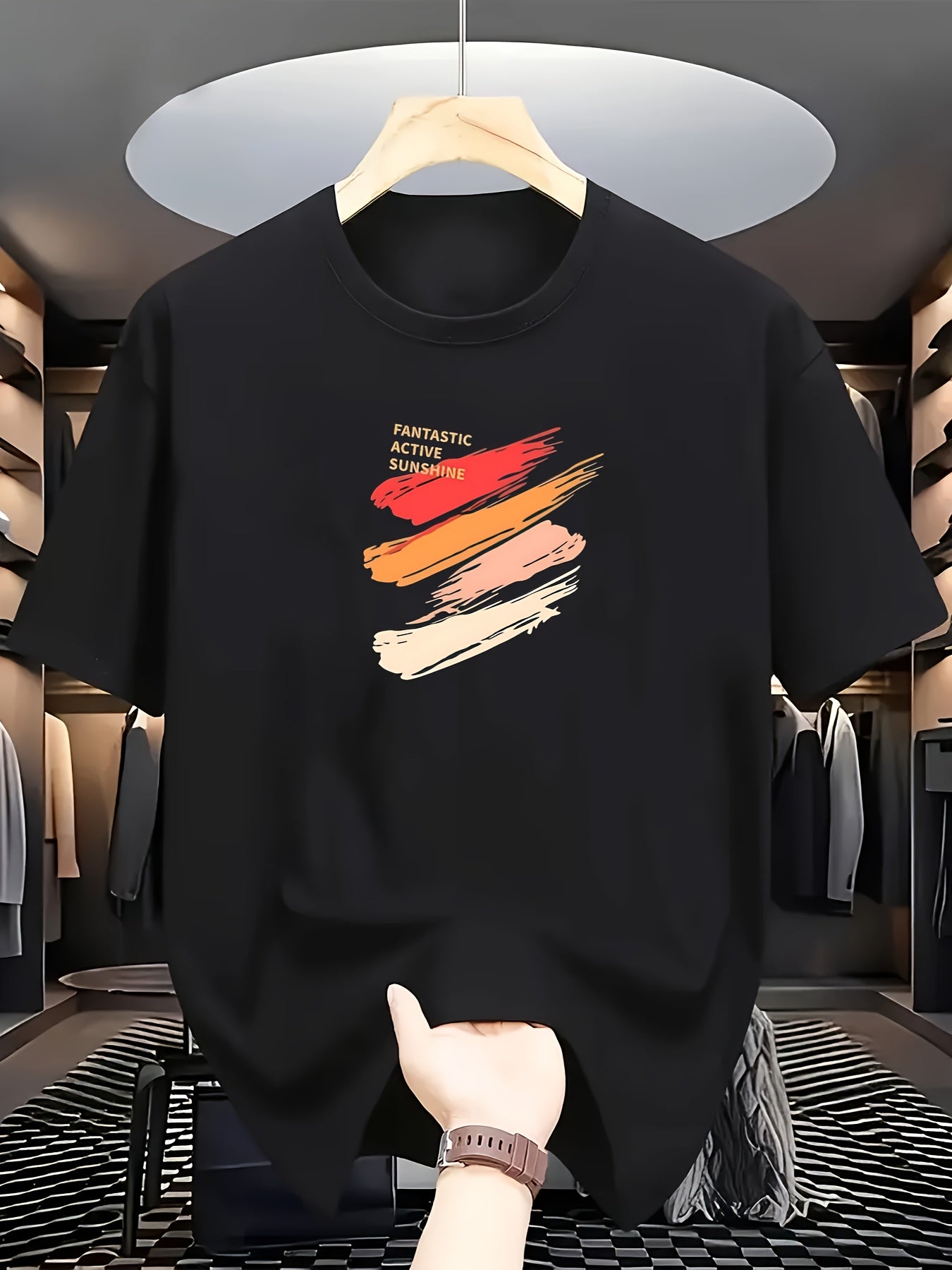 تيشيرت رجالي كاجوال 100% قطن