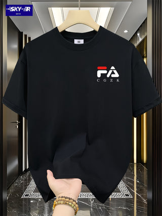 تيشيرت قطني كاجوال للرجال من SKY·R