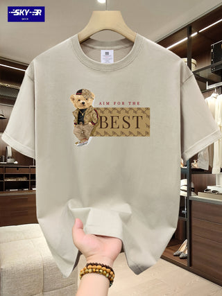 تيشيرت قطني كبير الحجم للرجال من SKY·R