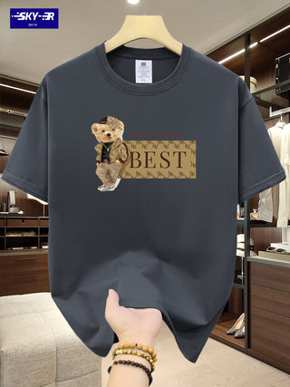 تيشيرت قطني كبير الحجم للرجال من SKY·R