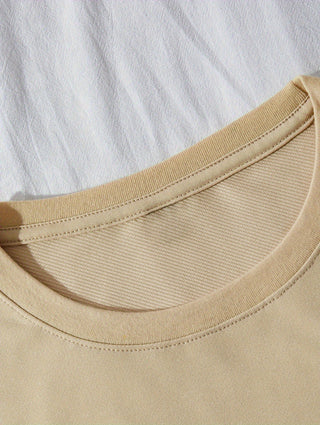 تيشيرت رجالي بأكمام قصيرة وطباعة تحفيزية "لا تستسلم أبدًا"