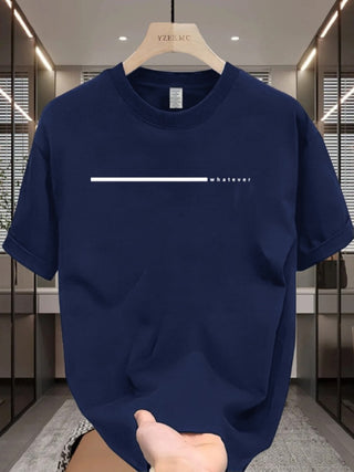 "Whatever" تيشيرت رجالي 100% قطن