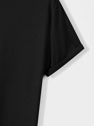 3 قطع من تيشيرتات رجالية بياقة دائرية