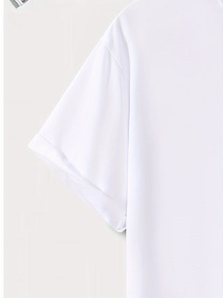 3 قطع من تيشيرتات رجالية بياقة دائرية