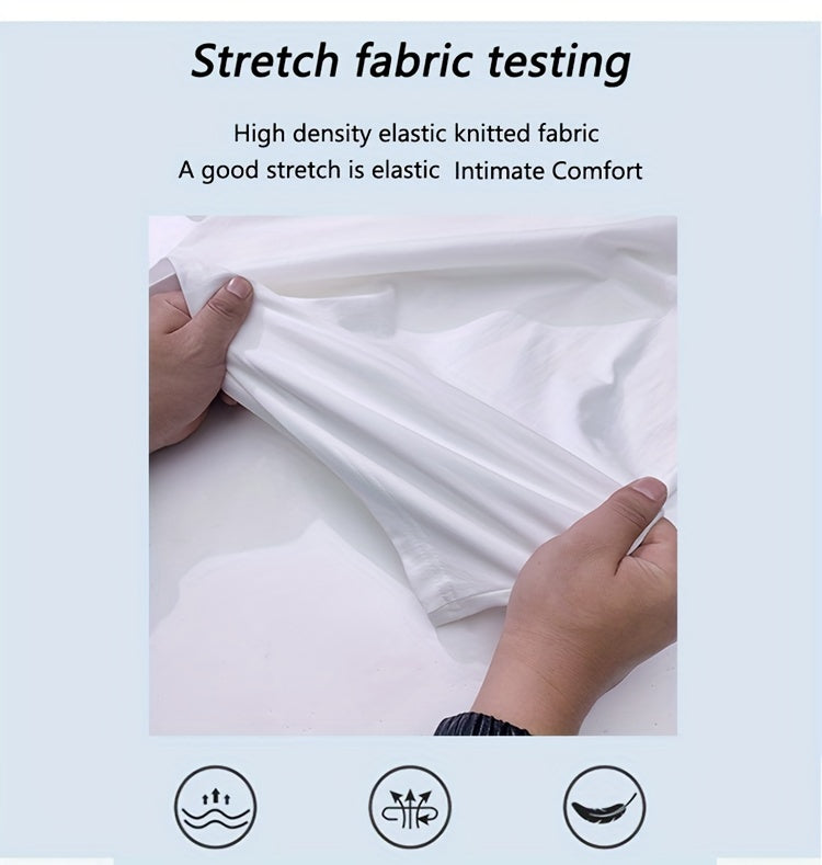 تي شيرت كاجوال صيفي برقبة طاقم قصيرة