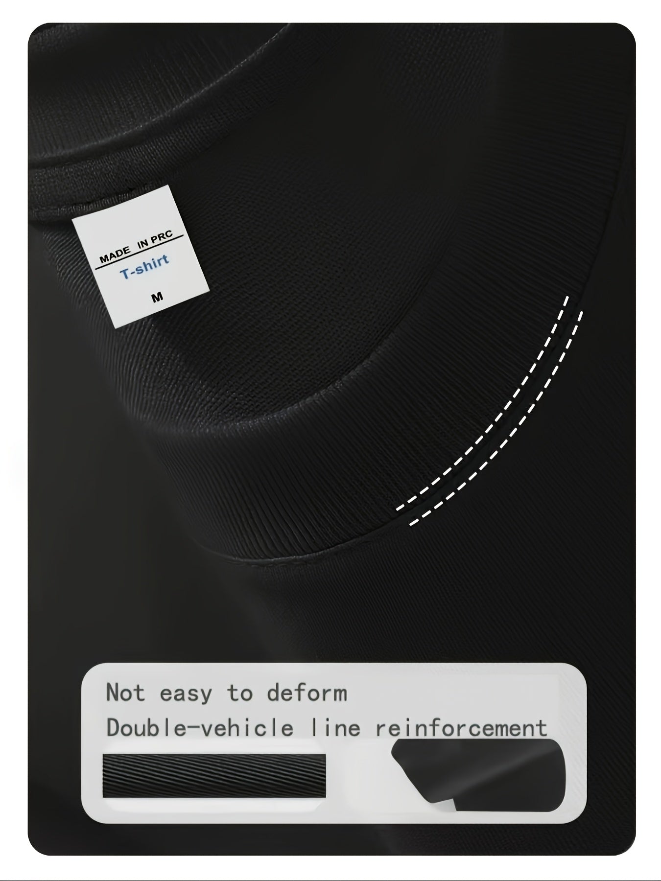 قميص قطني كبير الحجم للرجال