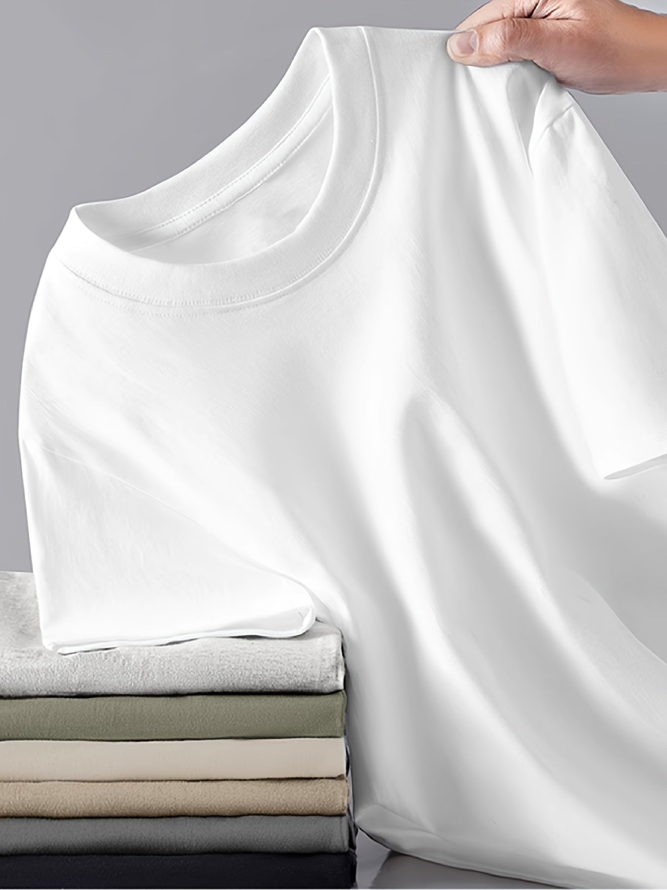 تيشيرت قطني بشعار اللاعب للرجال