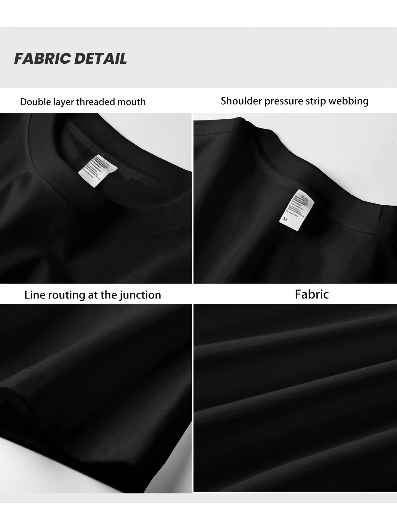 قميص قطني كبير الحجم للرجال