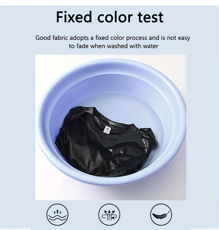 تي شيرت كاجوال صيفي برقبة طاقم قصيرة