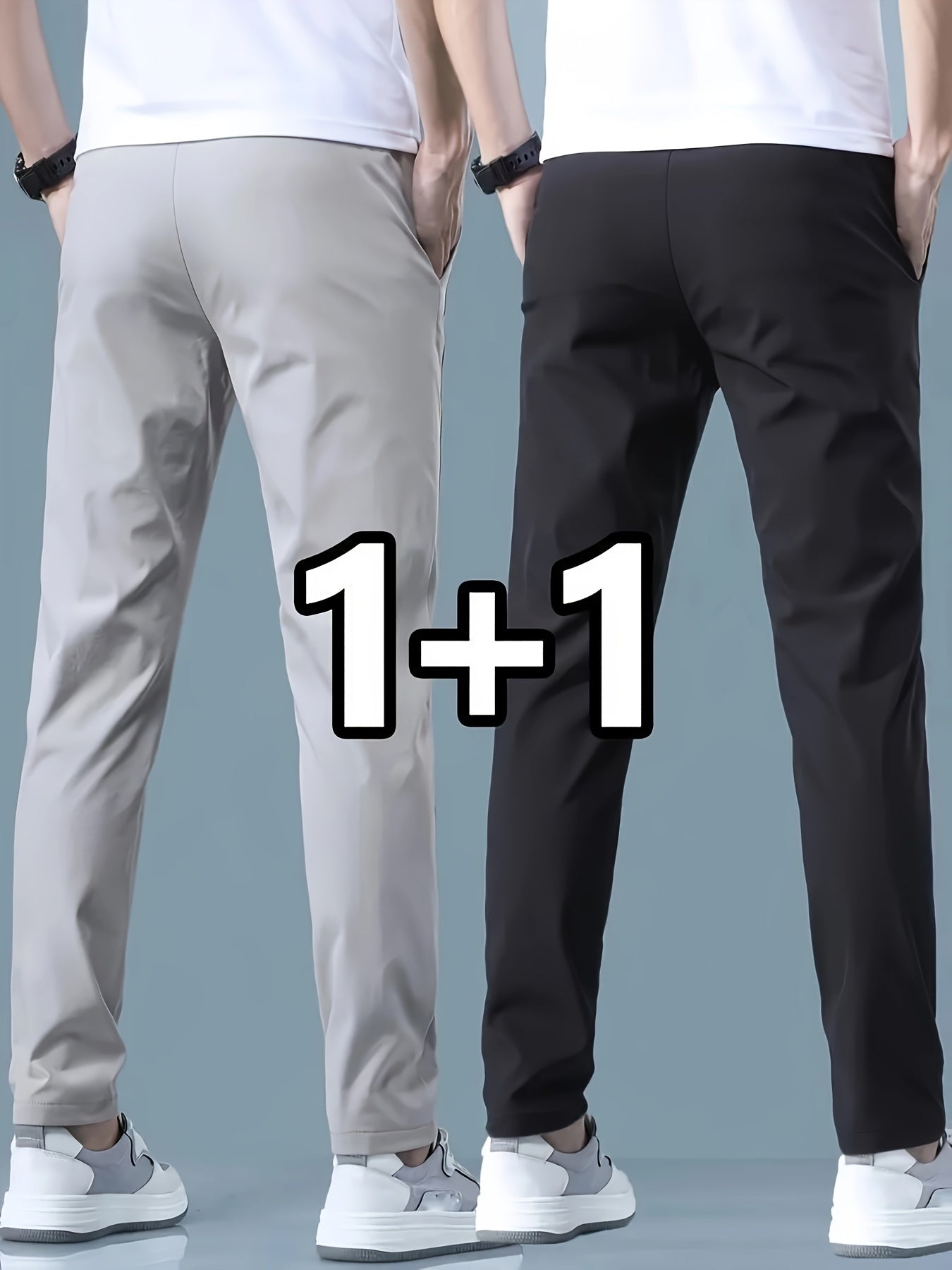 طقم من بنطلونين رياضي كاجوال للرجال