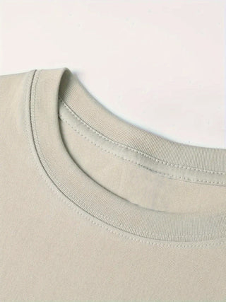 تيشيرت قطني بشعار اللاعب للرجال