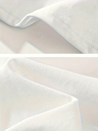 تيشيرت قطني بشعار اللاعب للرجال