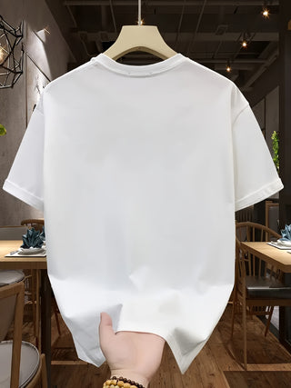 تيشيرت قطني بشعار اللاعب للرجال