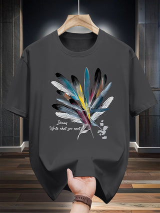 تيشيرت رجالي من القطن بنسبة 100%