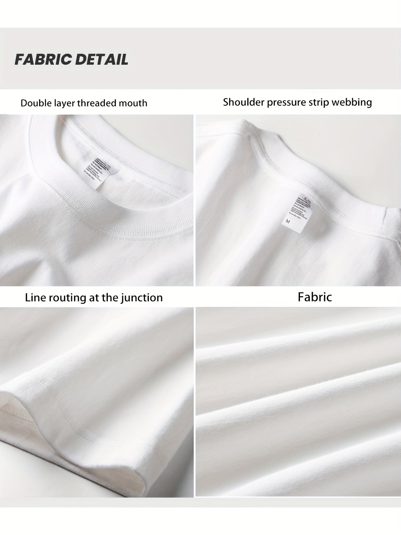 قميص قطني كبير الحجم للرجال