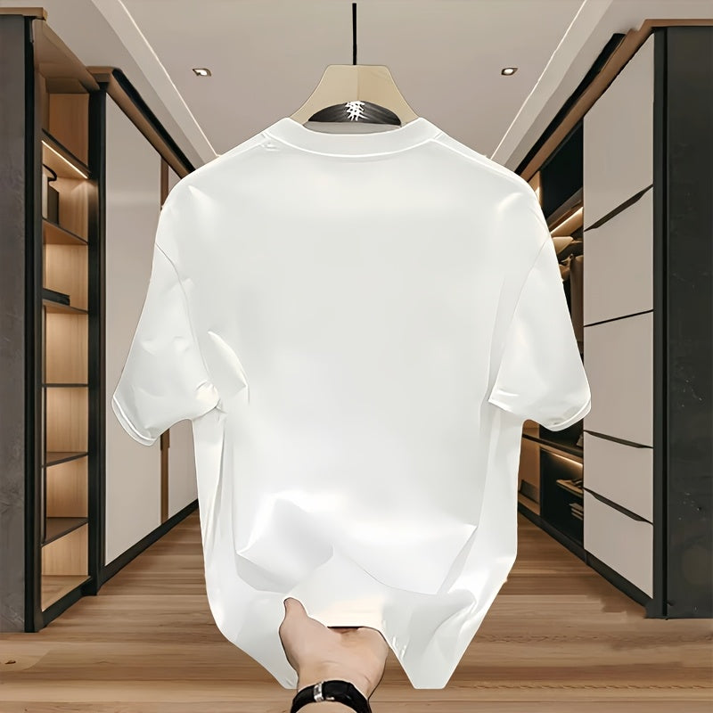 تي شيرت قطني عارض للرجال