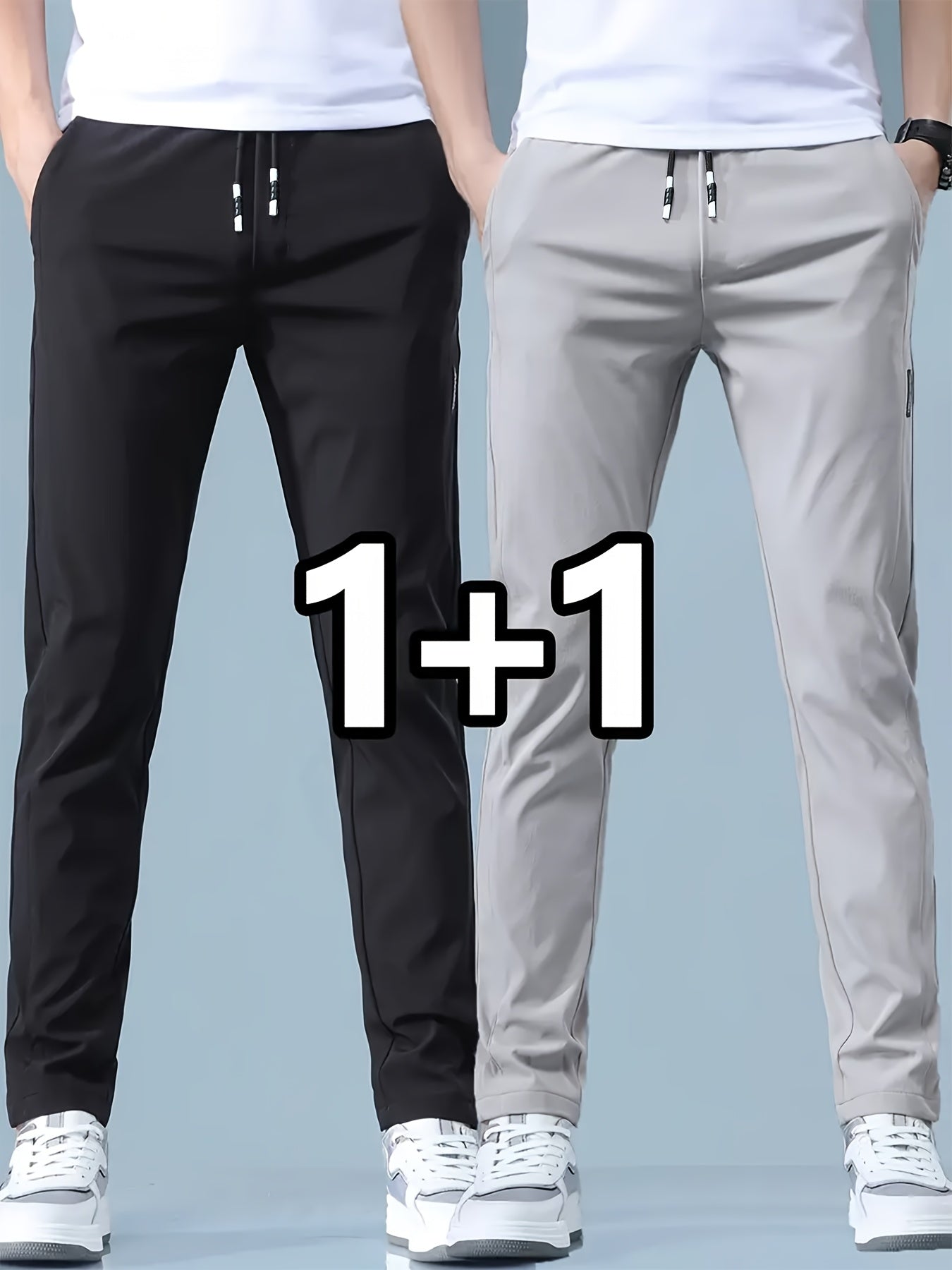 طقم من بنطلونين رياضي كاجوال للرجال