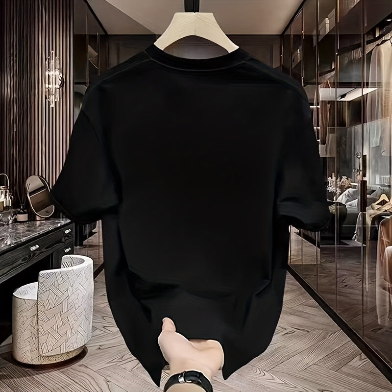 قميص قطني كبير الحجم للرجال