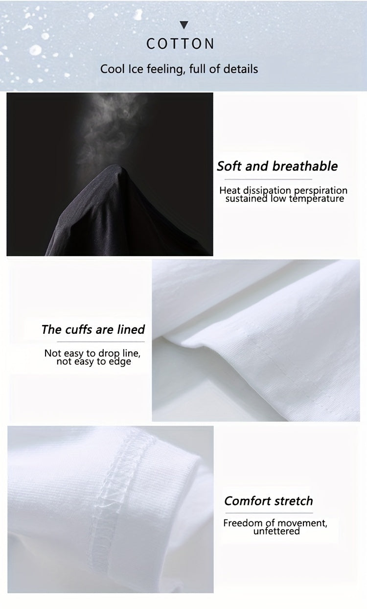 تي شيرت كاجوال صيفي برقبة طاقم قصيرة