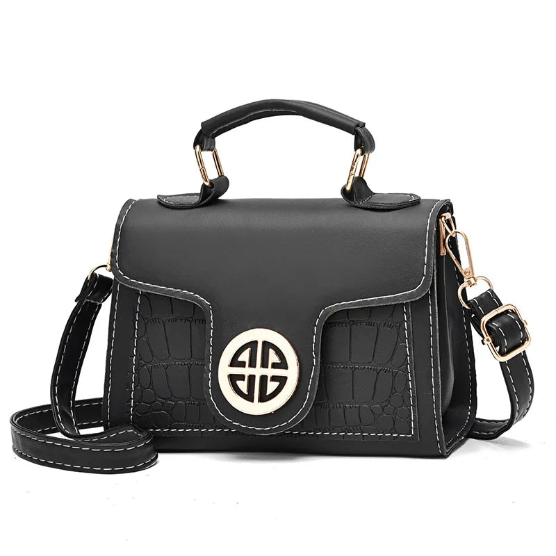 شنطة صغيرة فاخرة للنساء - Designer Large Capacity Lichee Print 4 P