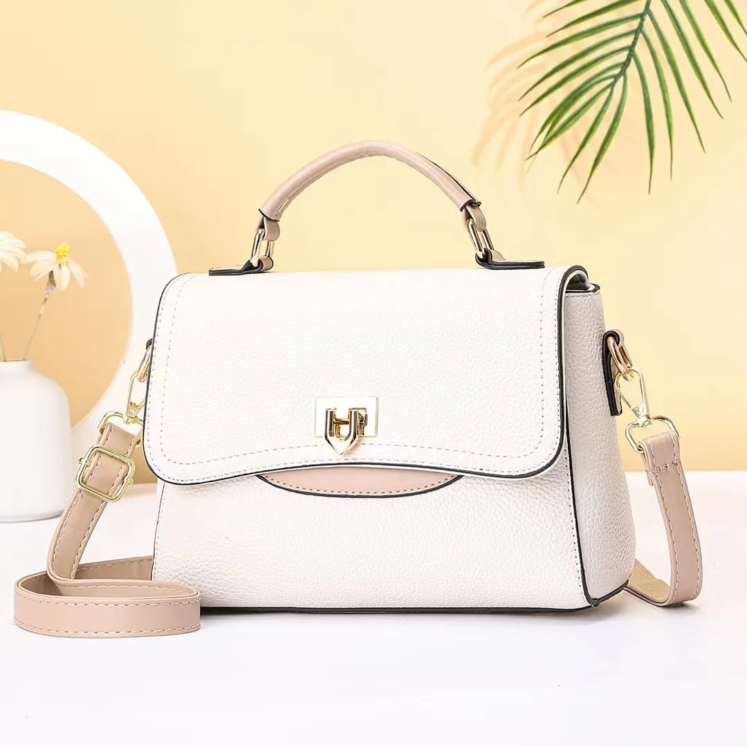 شنطة جلد عملية للنساء - Designer crocodile Pattern Chain Underar