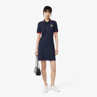 فستان بولو بقصة ضيقة صناعة فرنسية Lacoste