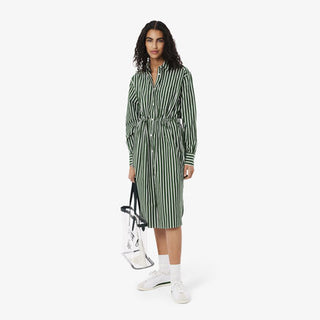 فستان بقميص بوبلين بقصة مريحة Lacoste