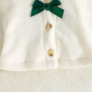 fall/شتاء جديد baby بنت's كاجوال أميرة جيب solid color coat with تل unkempt جيب lively and lovely print pattern