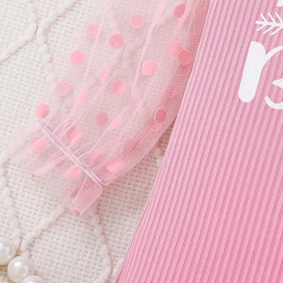 بنات' babies' children's طقم قطعتين جديد explosion تل أكمام and دينم جيب with 100% cotton headscarf 3pcs